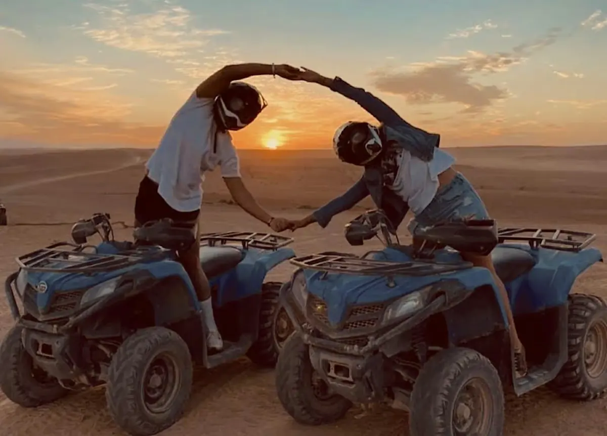 Agafay Desert Quad Bike, Camel Ride & Dinner Show 6